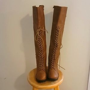 Above the knee boots